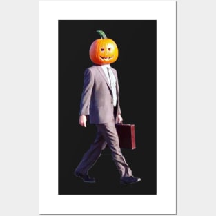 Dwight Pumpkin Head Posters and Art